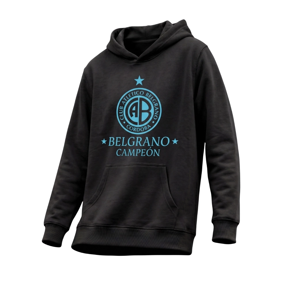 Buzo con Capucha Belgrano – Campeón 2026